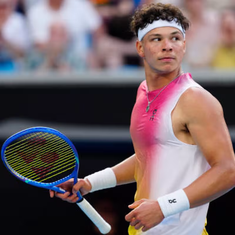 Ben Shelton at the Australian Open 2025. Photo: Getty