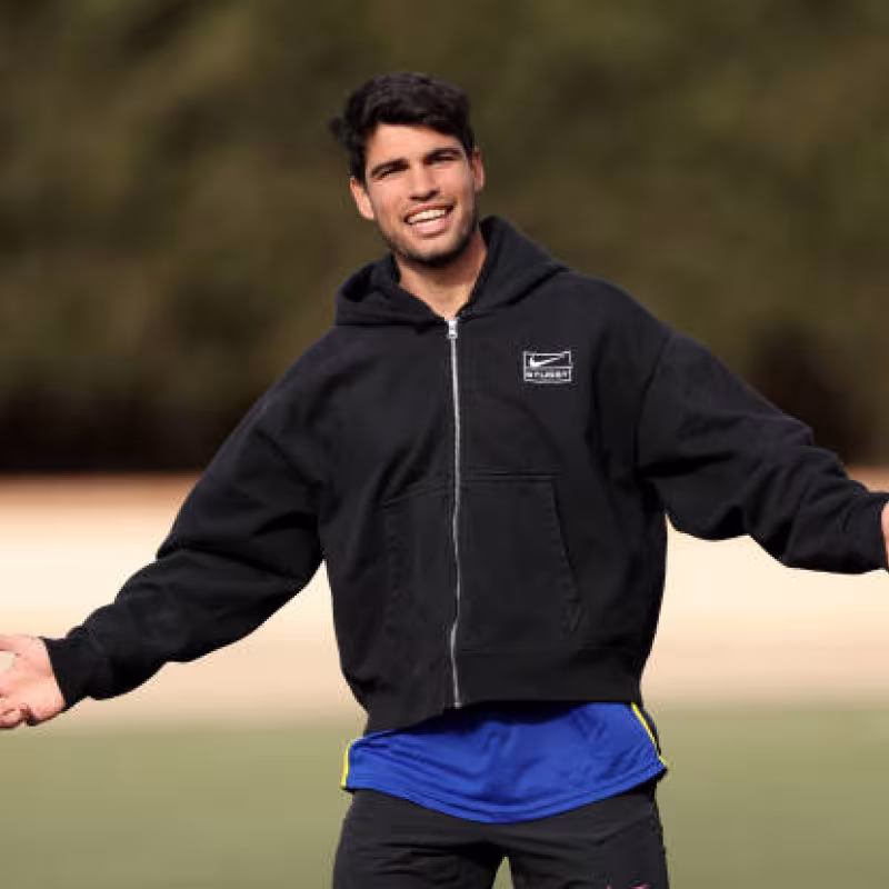 Carlos Alcaraz, news in the 2025 calendar. Photo: gettyimages