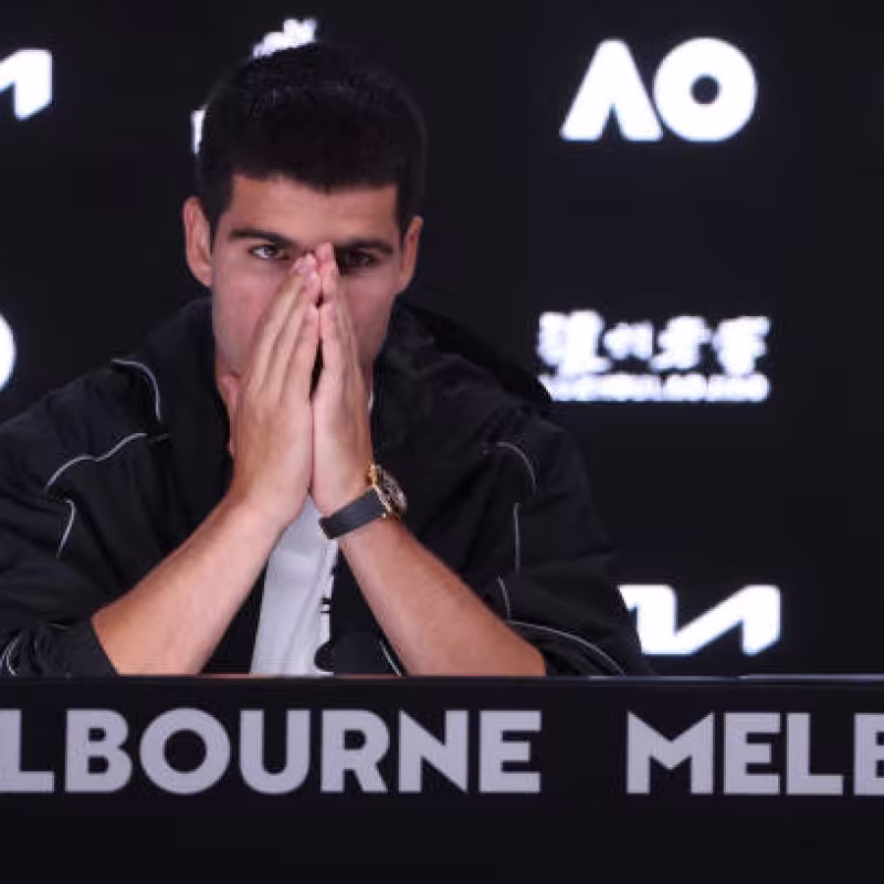 Alcaraz doesn't believe Djokovic: "I don't think he would have retired." Photo: Getty