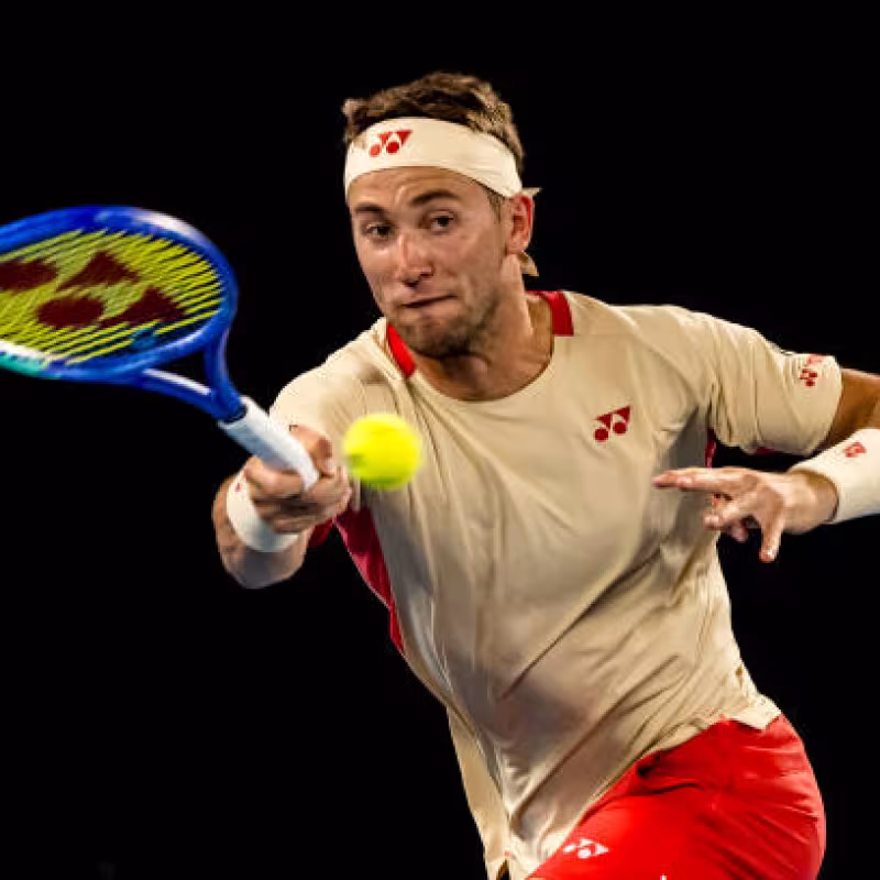 Casper Ruud defeats Munar at the 2025 Australian Open. Photo: gettyimages