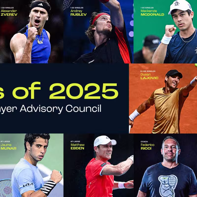 This is the new ATP Players' Council. Source: ATP