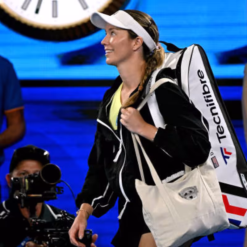Danielle Collins, booed at the 2025 Australian Open. Photo: gettyimages