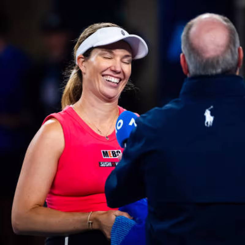 Danielle Collins, message to haters. Photo: gettyimages