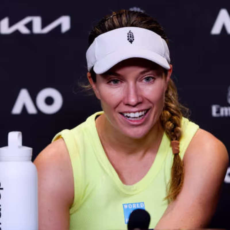Danielle Collins at the Australian Open 2025. Photo: Getty