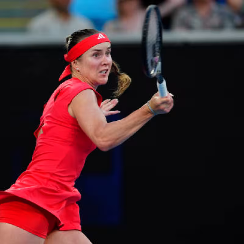 Elina Svitolina at the Australian Open 2025. Photo: gettyimages.