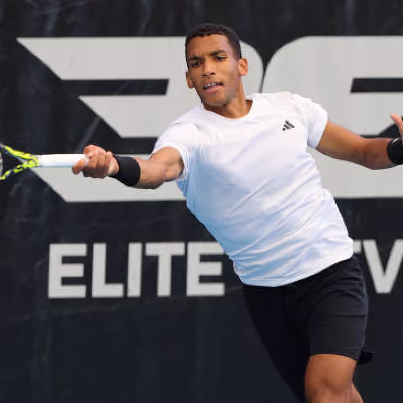 Félix Auger-Aliassime in Adelaide. Photo: gettyimages
