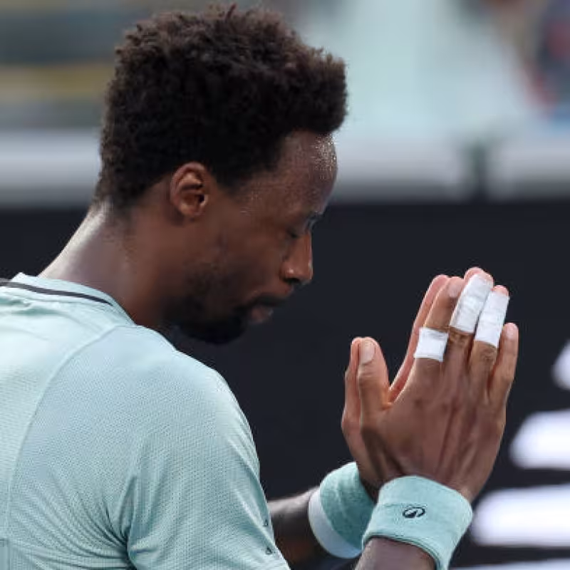Gael Monfils, retirements at Era Open. Photo: gettyimages