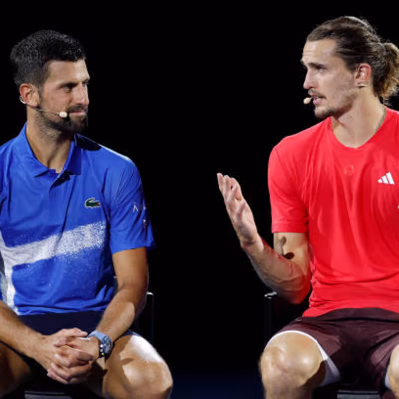 Schedule and Where to Watch Djokovic vs. Zverev at the Australian Open 2025. Photo: gettyimages.