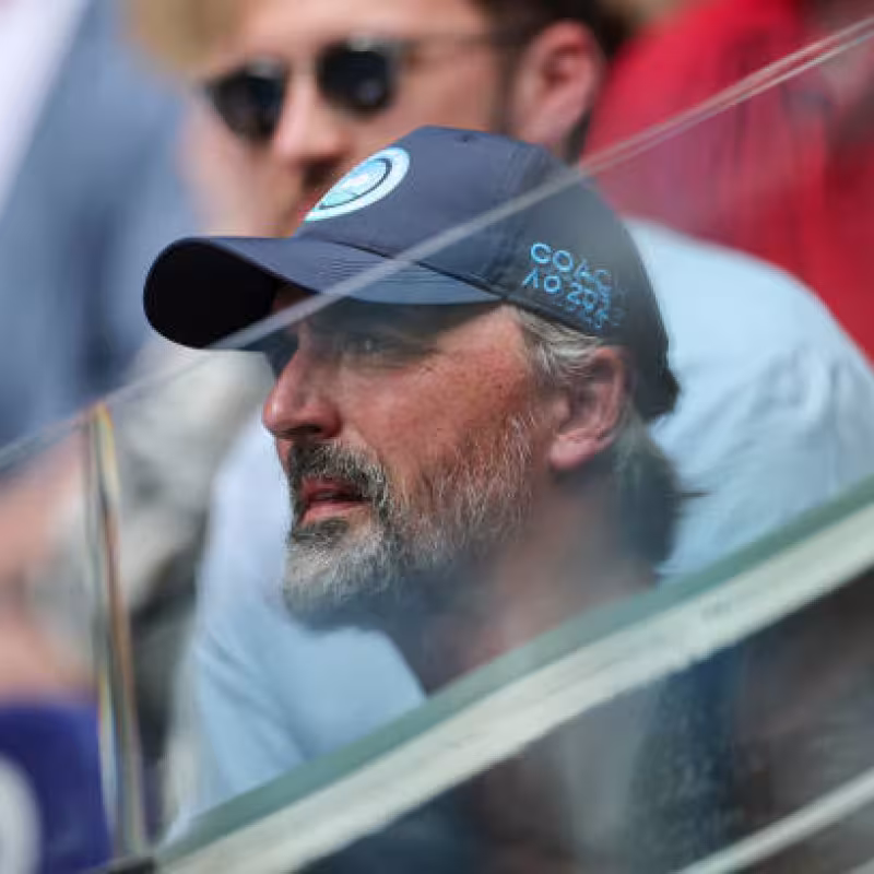 Goran Ivanisevic leaves Rybakina. Photo. gettyimages