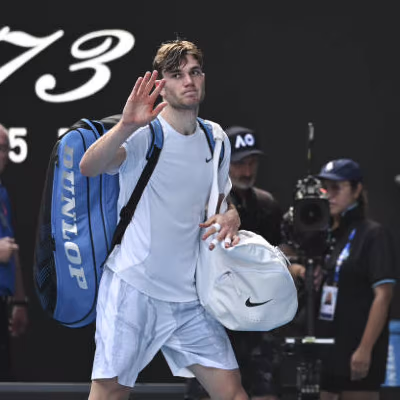 Jack Draper, out of the Australian Open 2025. Photo: Getty