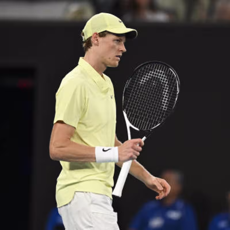 Jannik Sinner at the Australian Open 2025. Photo: Getty