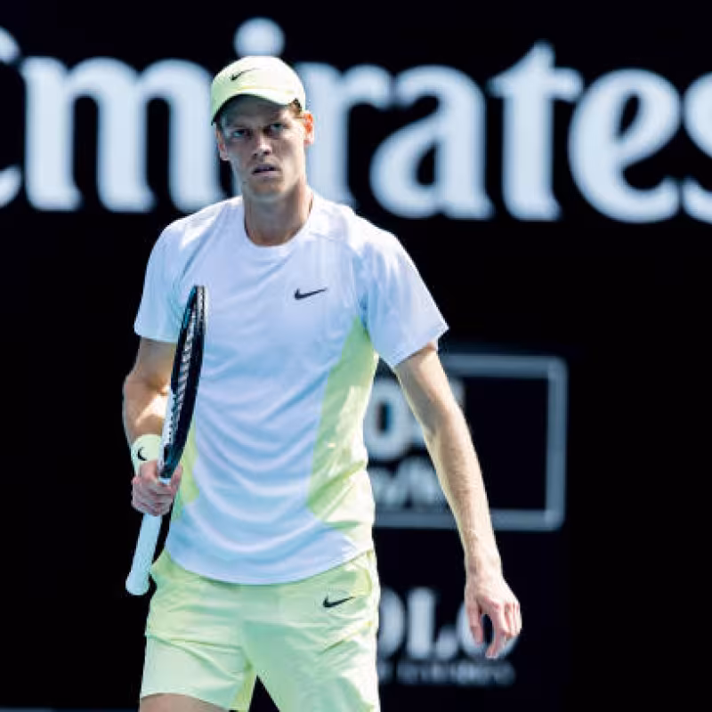 "Sinner already knows who will be his next rival in the 2025 Australian Open. Photo: Getty"