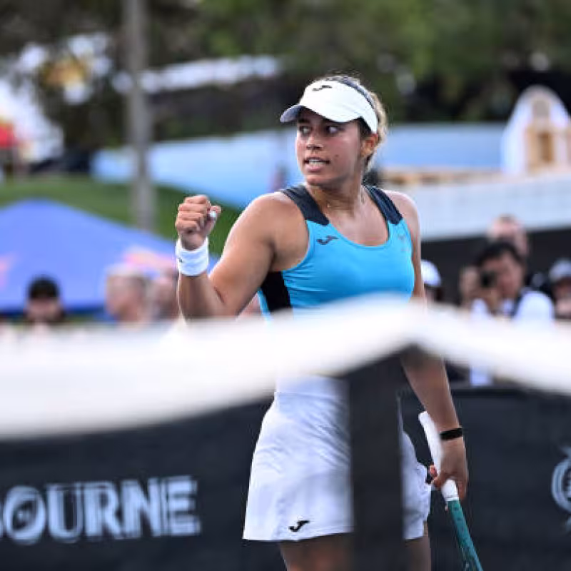 Jessica Bouzas at the Australian Open 2025. Photo: Getty
