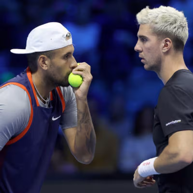 Kyrgios and Kokkinakis will play together at the Australian Open 2025. Photo: gettyimages.