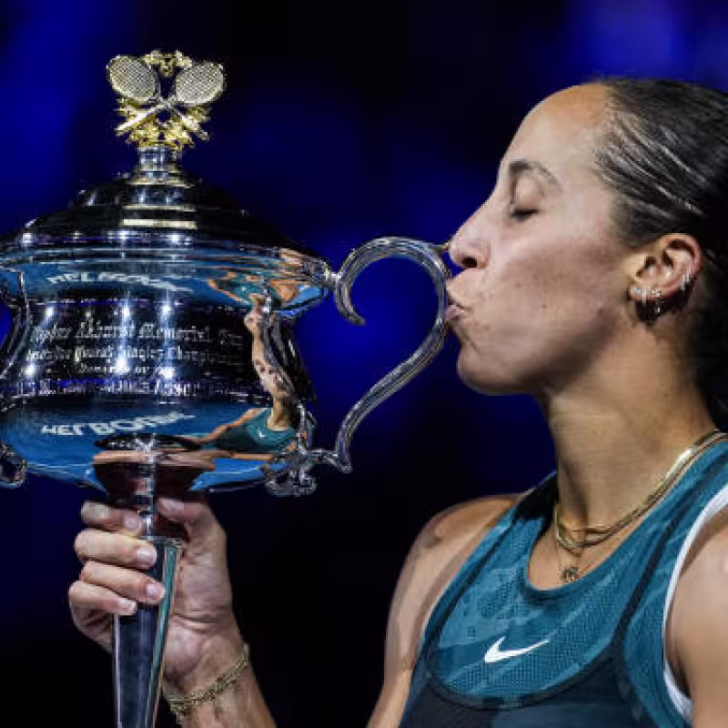 Madison Keys at the Australian Open 2025. Photo: getty