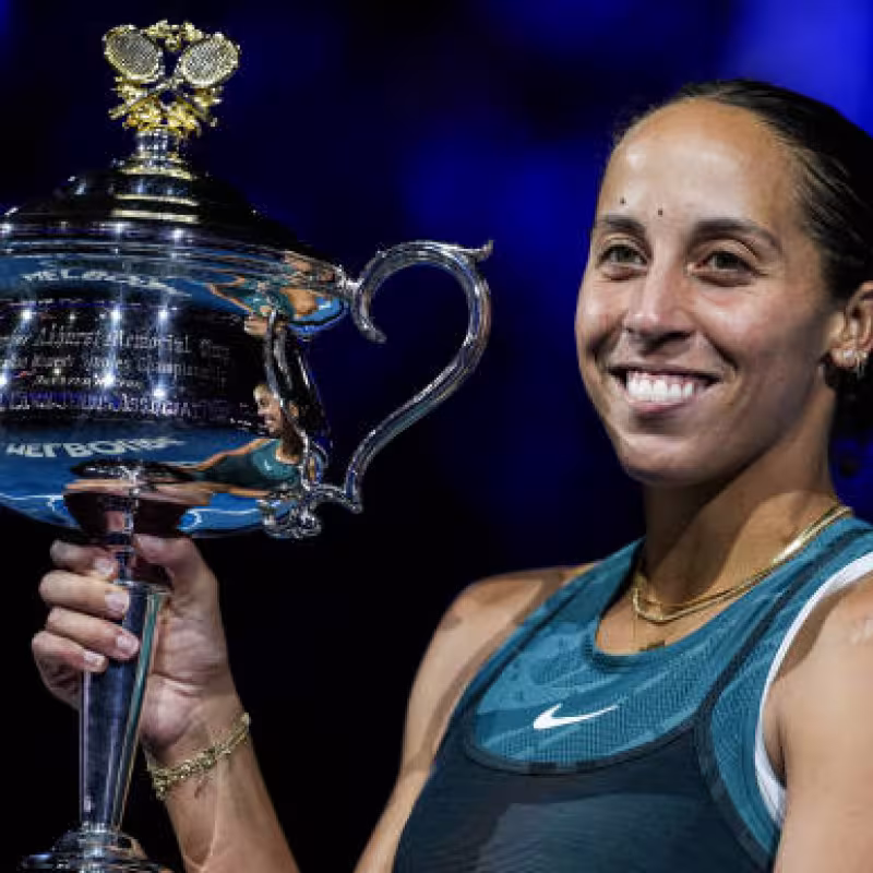 Madison Keys at the Australian Open 2025. Photo: getty