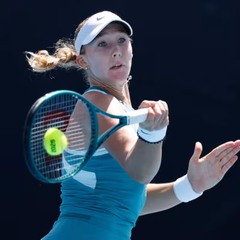 Mirra Andreeva, confrontation with Sabalenka. Photo: gettyimages