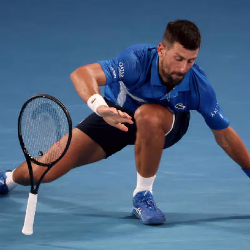 Novak Djokovic cancels training at the 2025 Australian Open. Photo: gettyimages