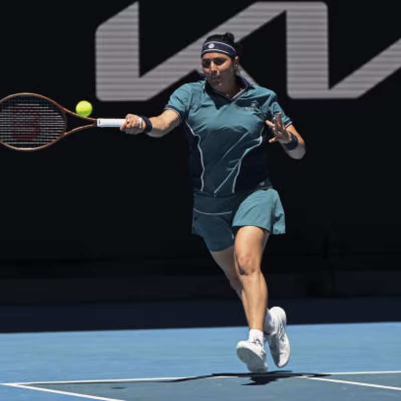 Tunisian tennis player Ons Jabeur at the 2025 Australian Open. Photo: gettyimages