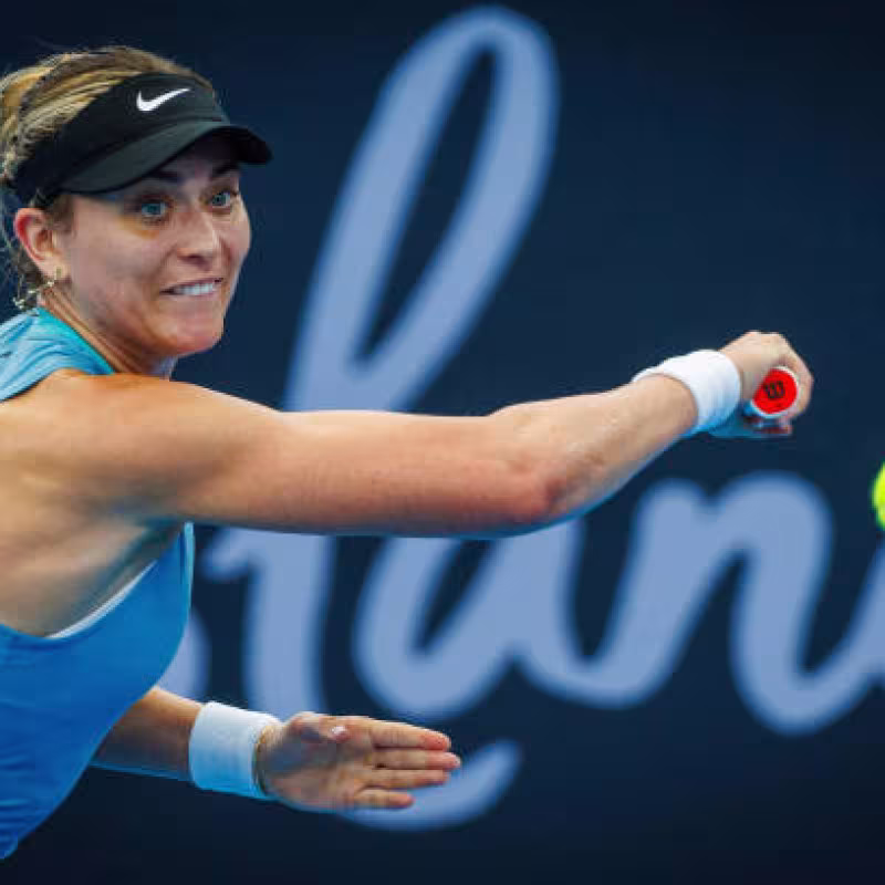 Paula Badosa, on her way in Adelaide. Photo: gettyimages