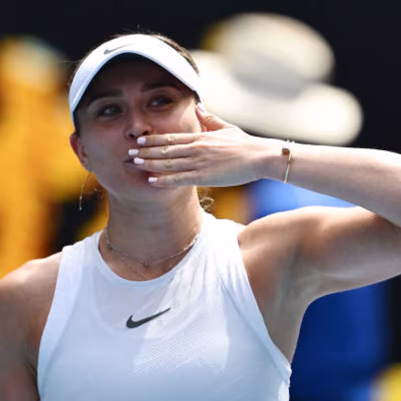 Paula Badosa reaches quarterfinals of the Australian Open 2025. Photo: gettyimages