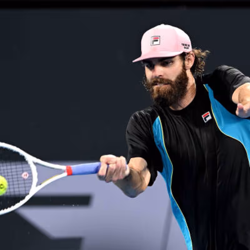Opelka wins cannon war to keep streak alive. Photo: Getty