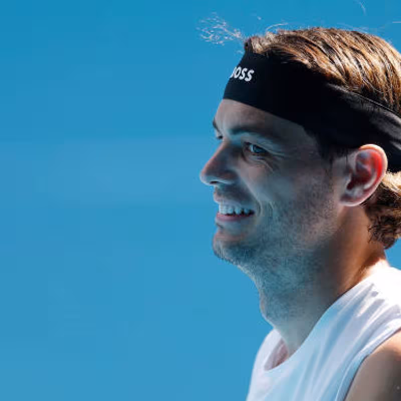Taylor Fritz at the Australian Open 2025. Photo: Getty