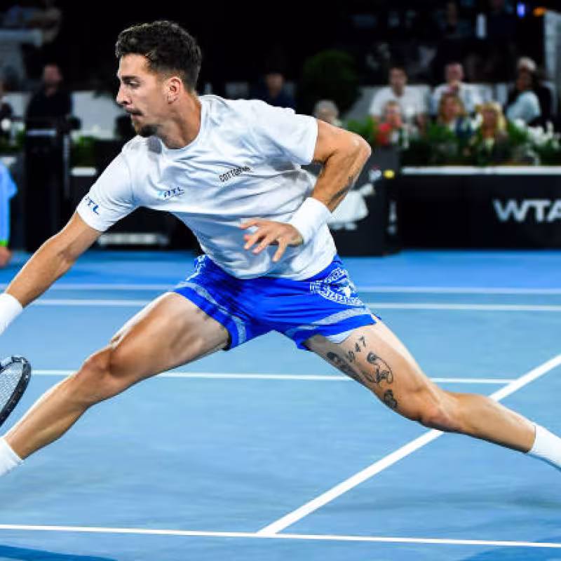 Thanasi Kokkinakis at the ATP Adelaide 2025. Photo: Getty