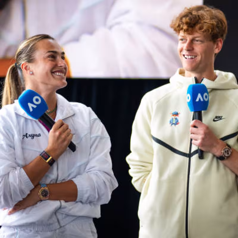 Sabalenka and Sinner will compete in Las Vegas. Photo: gettyimages