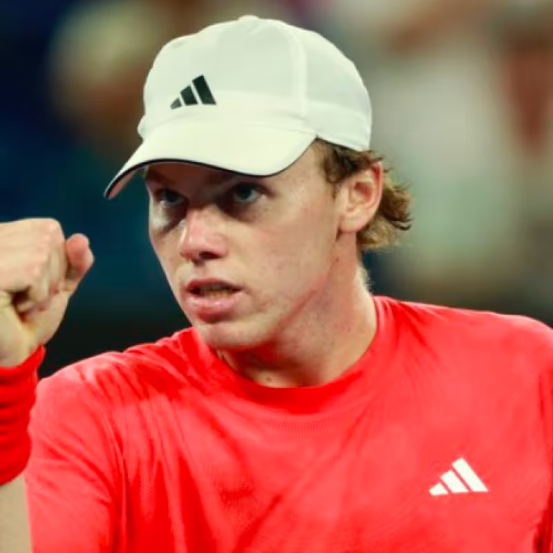 Alex Michelsen advances in the ATP Delray Beach 2025. Source: Getty
