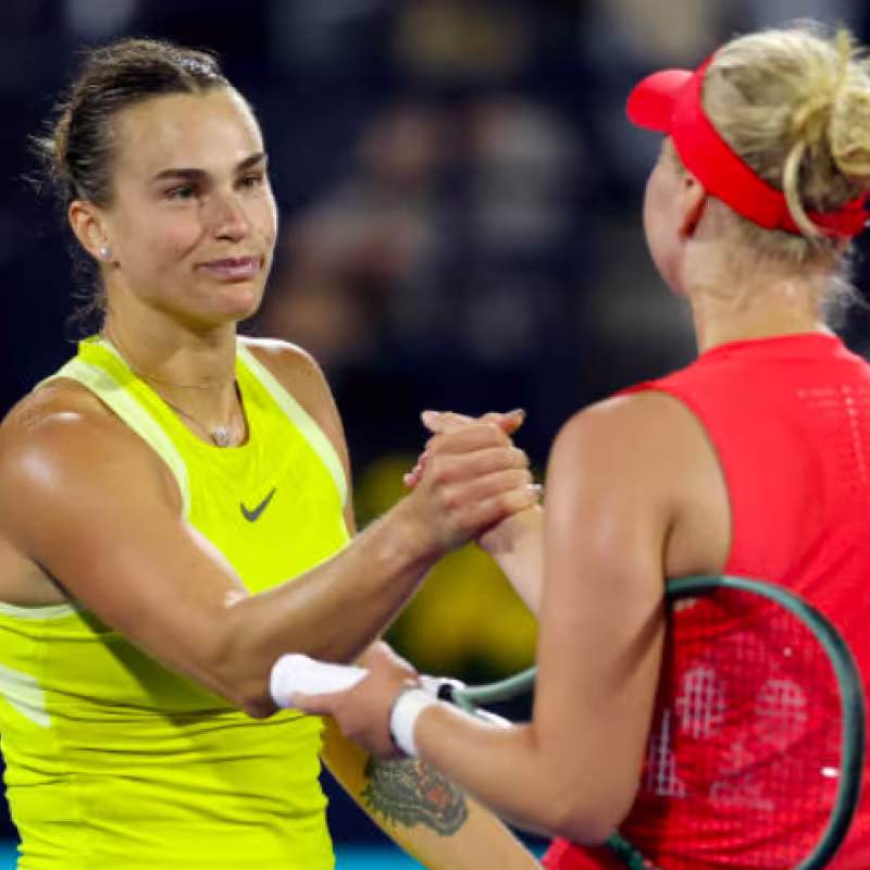 Aryna Sabalenka explains why she lost to Tauson. Source: Getty