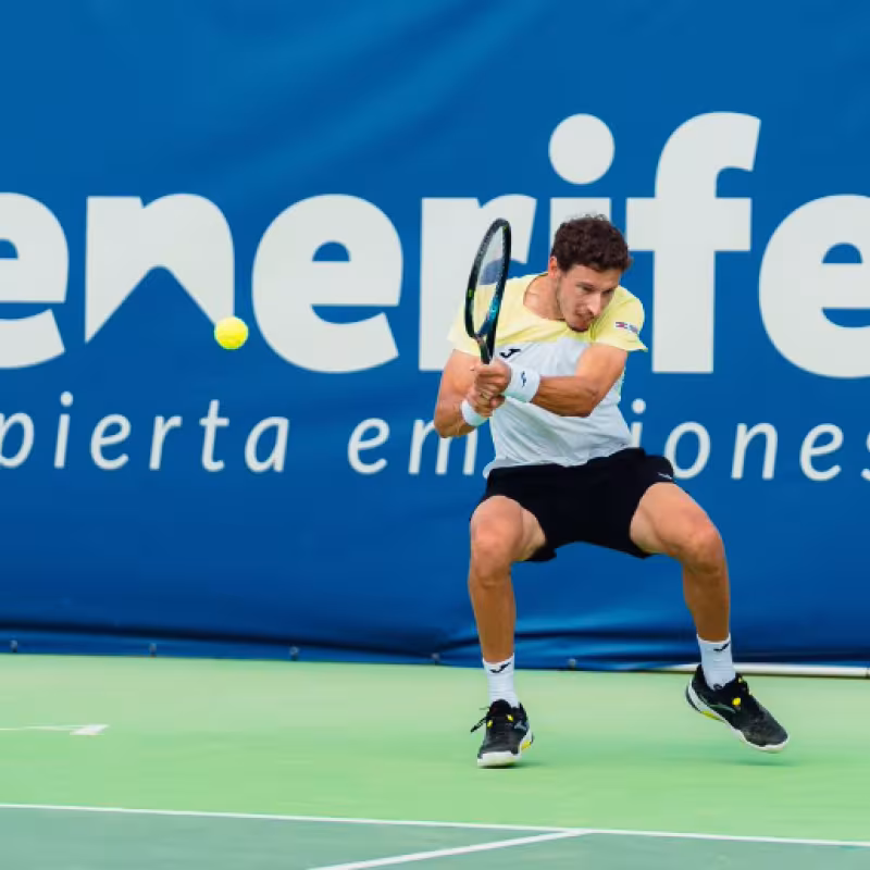 Pablo Carreño extends his winning streak in the Challenger of Tenerife. Source: Alejandro Fumero