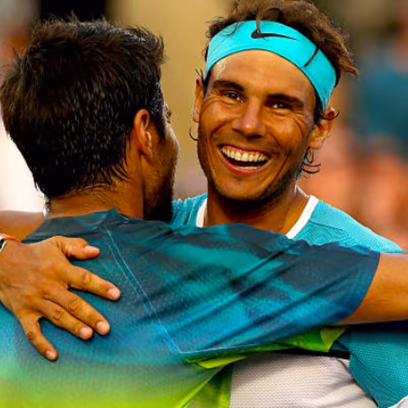Rafa Nadal's tweet to bid farewell to Fernando Verdasco. Source: Getty