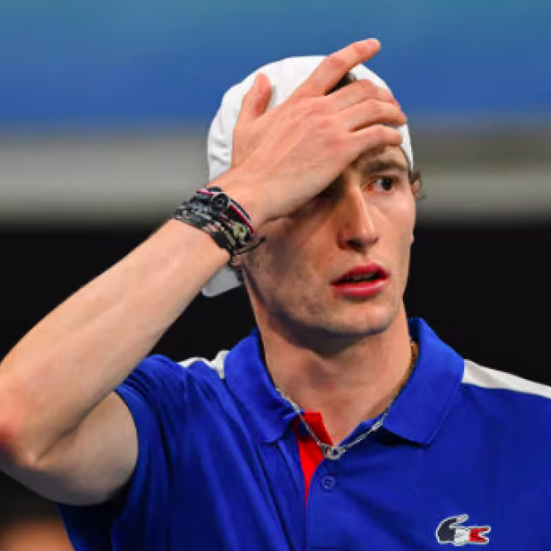 Ugo Humbert debuts with victory in Marseille. Source: Getty