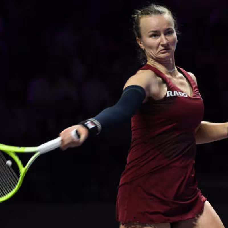 Barbora Krejcikova in the WTA Finals 2024. Photo: getty