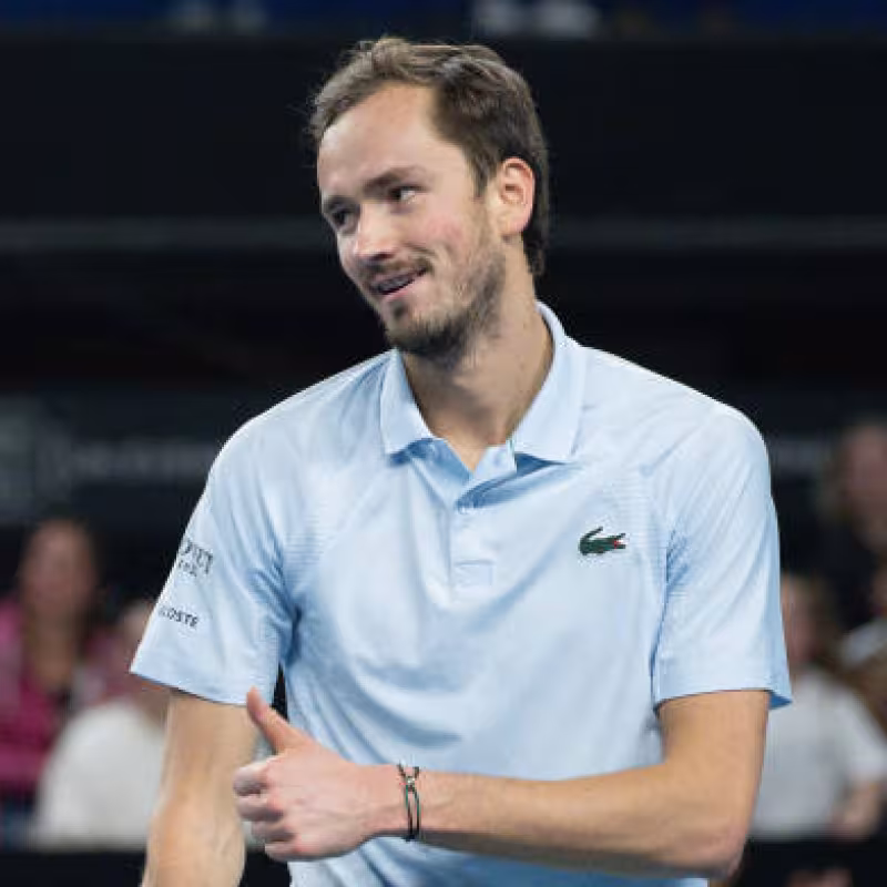 Daniil Medvedev in Marseille 2025. Photo: Getty
