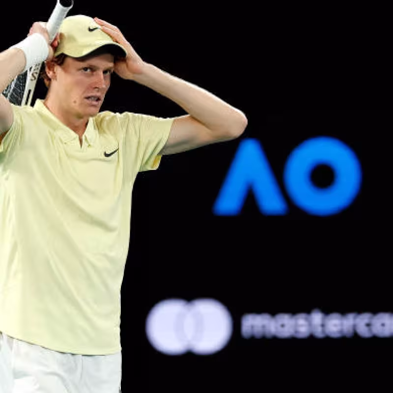 Jannik Sinner at the Australian Open 2025. Photo: Getty