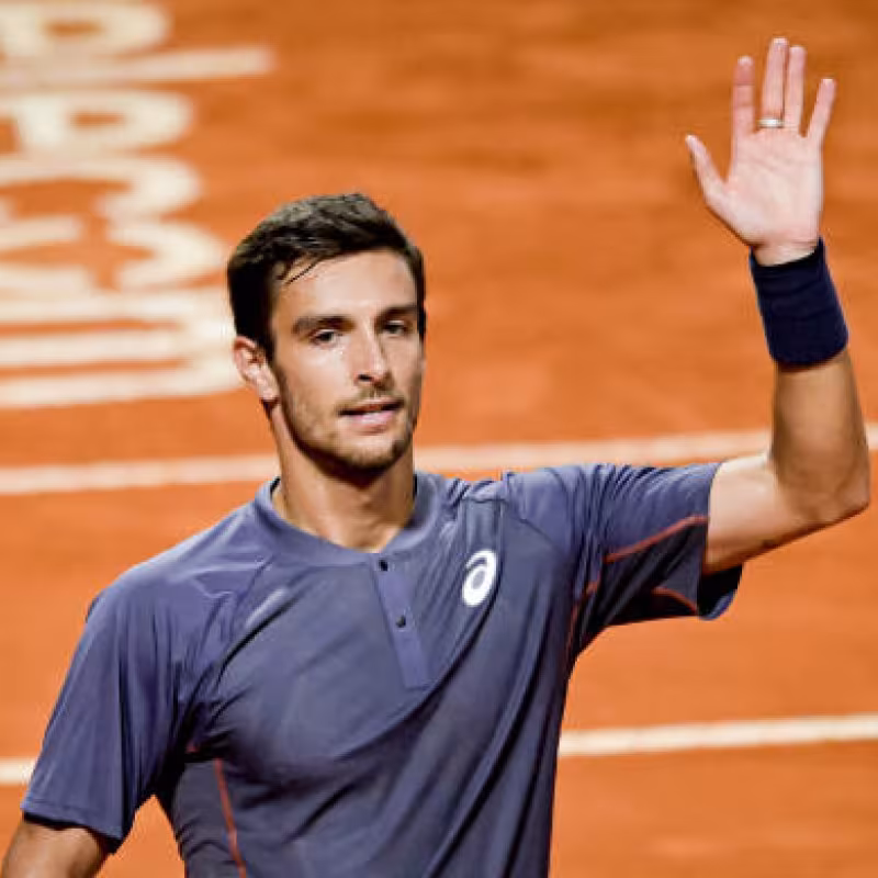 Lorenzo Musetti at the Buenos Aires ATP 2025. Photo: Getty