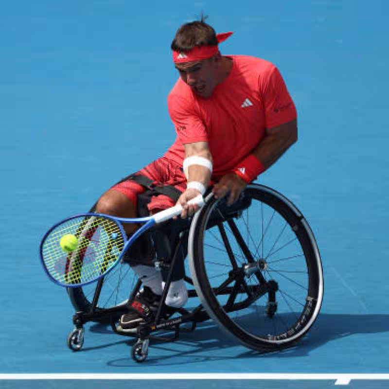 Martín de la Puente at the 2025 Australian Open. Photo: Getty