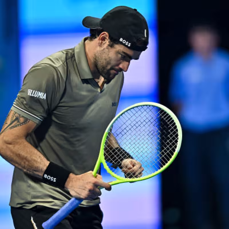 Matteo Berrettini, controversy over the balls. Photo: gettyimages.