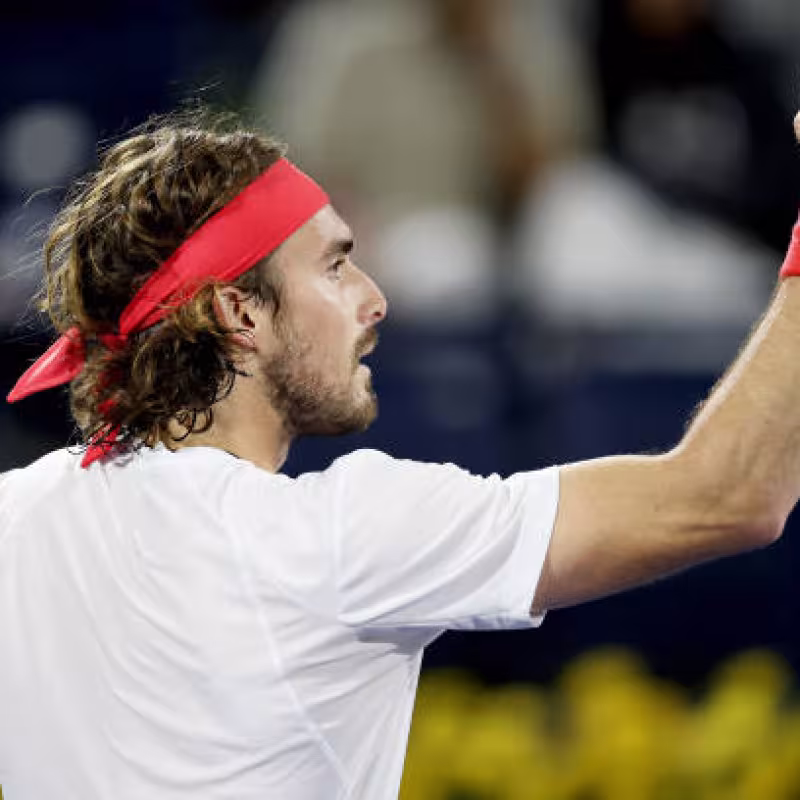 Stefanos Tsitsipas, keys to his success in Dubai. Photo: gettyimages