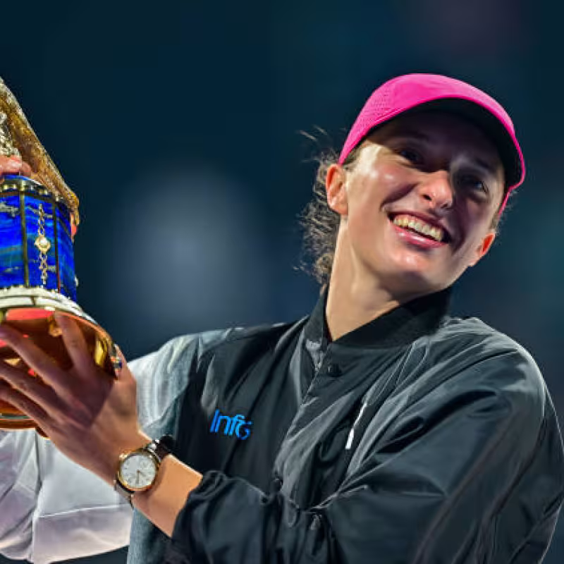 WTA Doha 2025 Draw. Swiatek, with a tough path to title defense. Photo: Getty