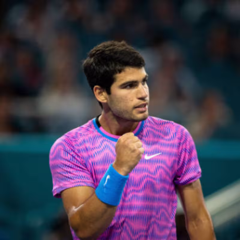 Miami Open 2025: Analysis of the draw. Favorable for Alcaraz, with Djokovic as a possible rival in the semifinals. Photo: Getty Images