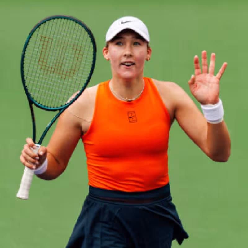 This was the reason why Andreeva was obsessed with reaching the top 20. Photo: Getty Images.
