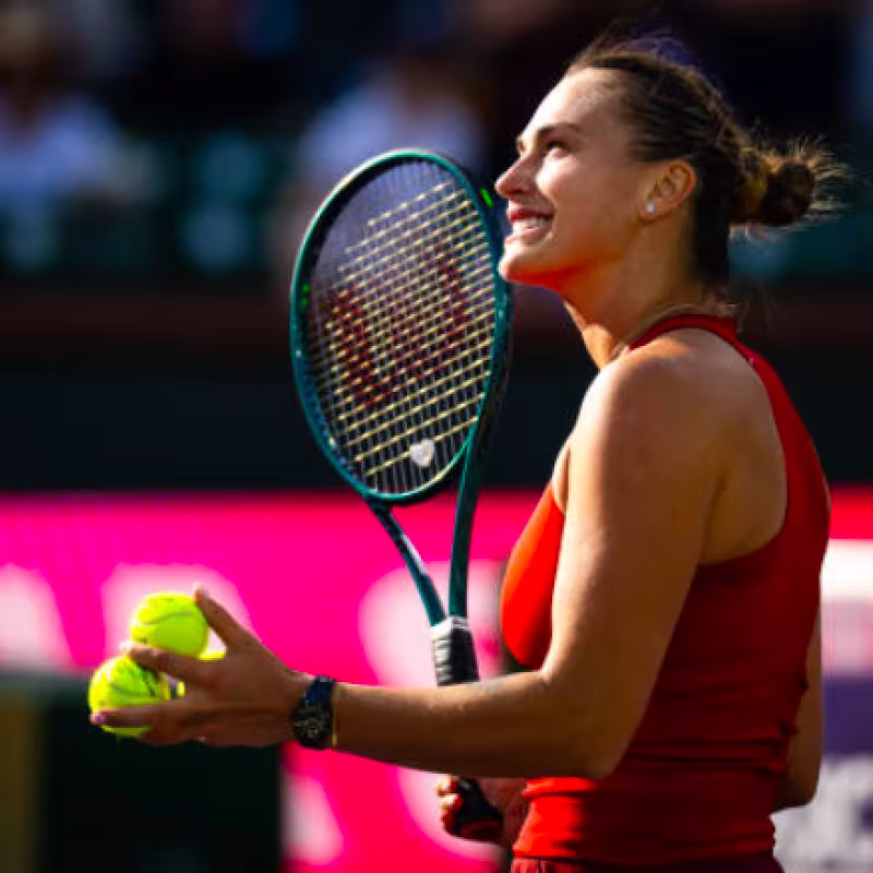Aryna Sabalenka regains hunger in Indian Wells. Source: Getty