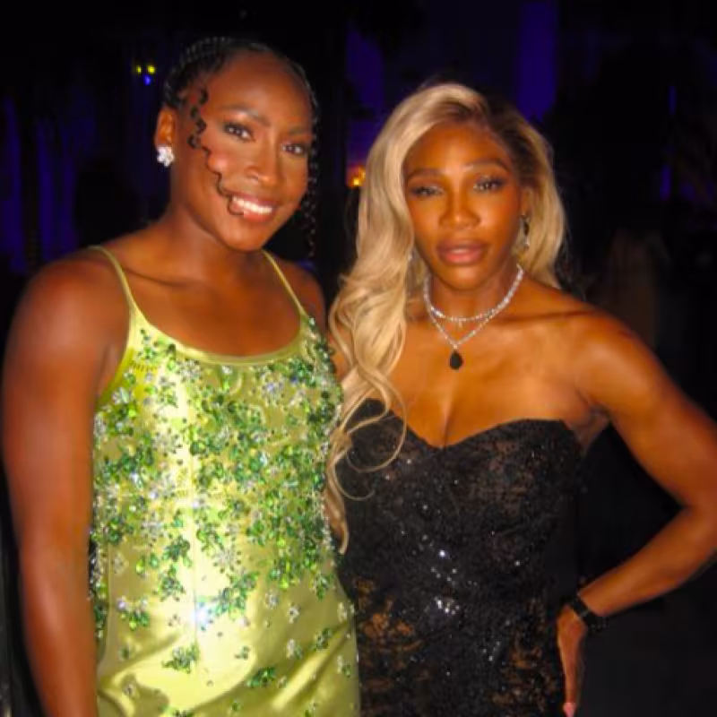 Coco Gauff and Serena Williams at the Oscars Gala 2025. Source: Twitter
