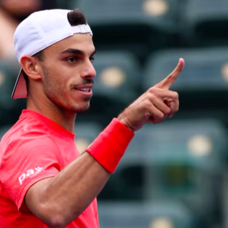Fran Cerundolo continues to smile in Miami. Source: Getty