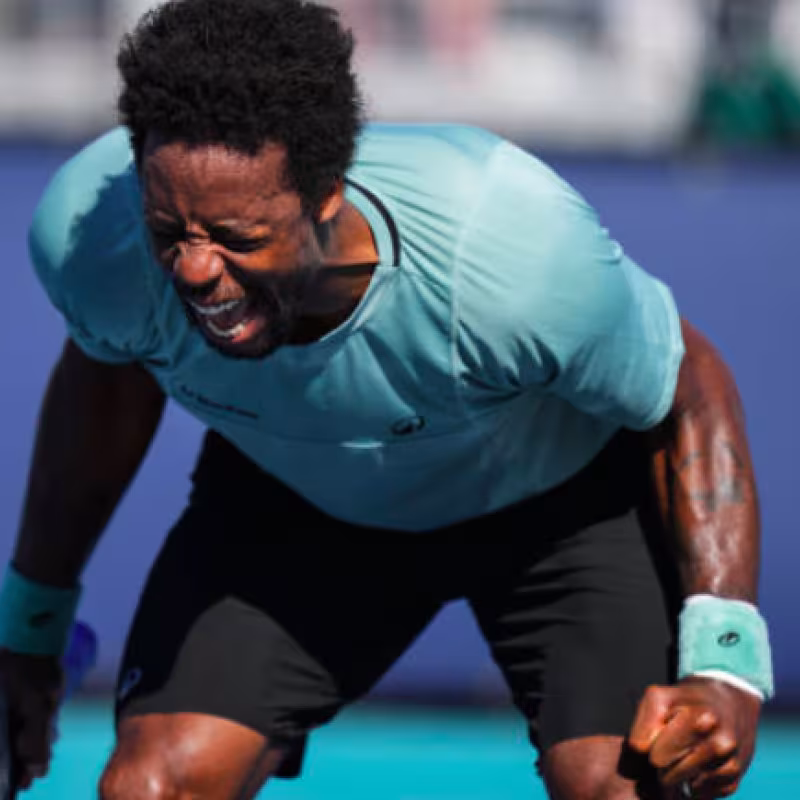 Gael Monfils makes history at the Masters 1000. Source: Getty