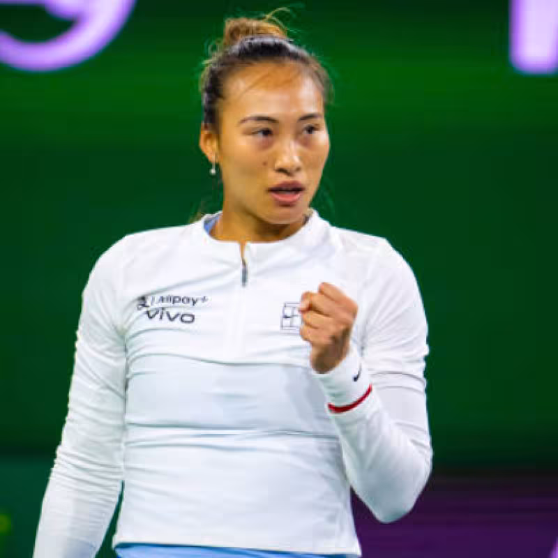 Qinwen Zheng advances in Indian Wells 2025. Source: Getty