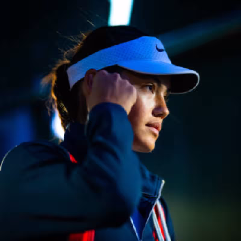 Raducanu, after falling in the first round of Indian Wells: "I didn't have at all in mind what happened in Dubai." Photo: Getty Images